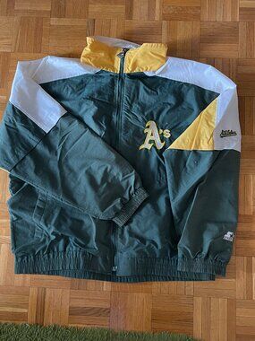 Vintage Oakland A's Starter Windbreaker-Jacket